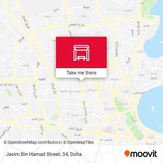 Jasim Bin Hamad Street, 34 map