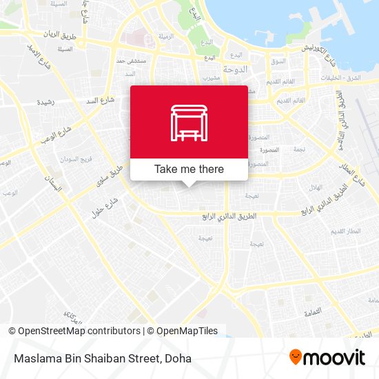 Maslama Bin Shaiban Street map