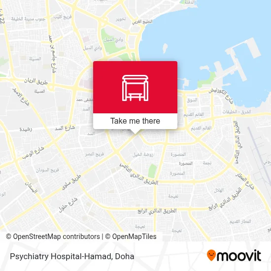 Psychiatry Hospital-Hamad map