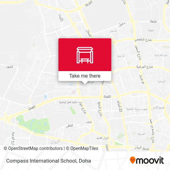 Compass International School map