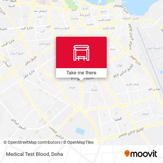 Medical Test Blood map