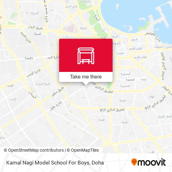 Kamal Nagi Model School For Boys map