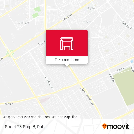 Street 23 Stop B map
