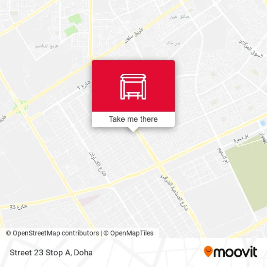 Street 23 Stop A map