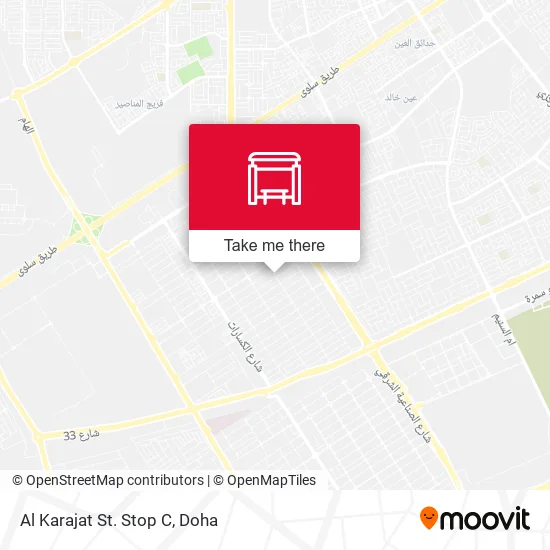 Al Karajat St. Stop C map