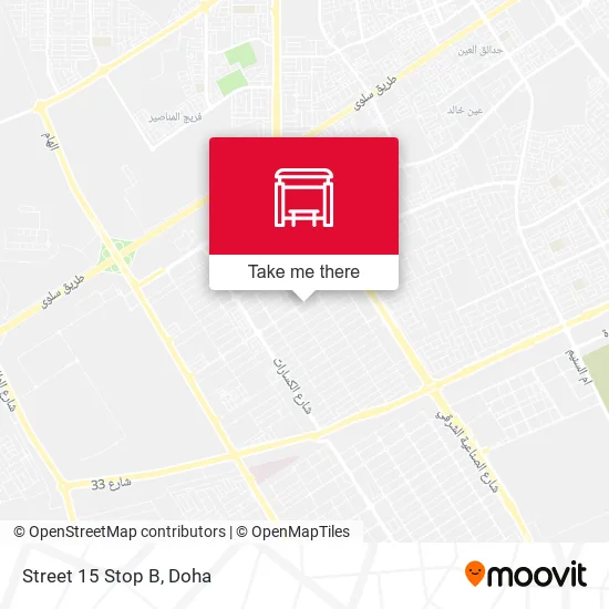 Street 15 Stop B map