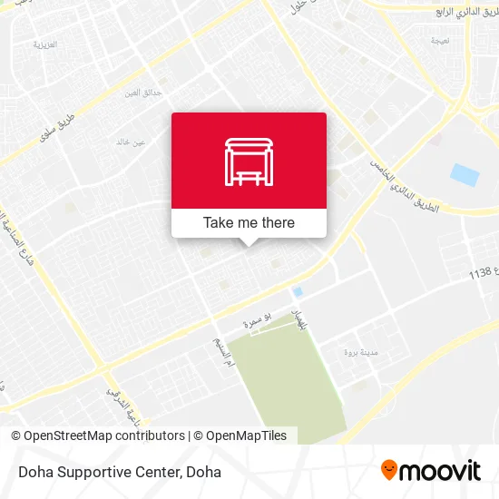Doha Supportive Center map