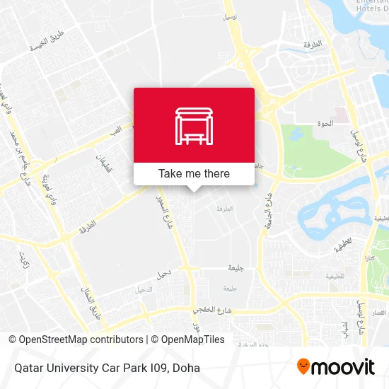 Qatar University Car Park I09 map