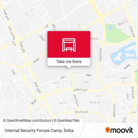 Internal Security Forces Camp map