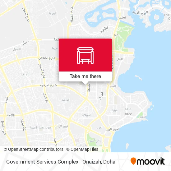 Government Services Complex - Onaizah map