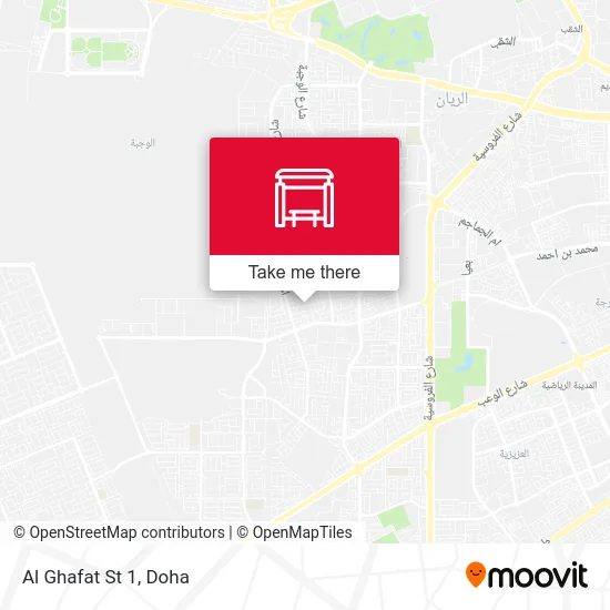 Al Ghafat St 1 map