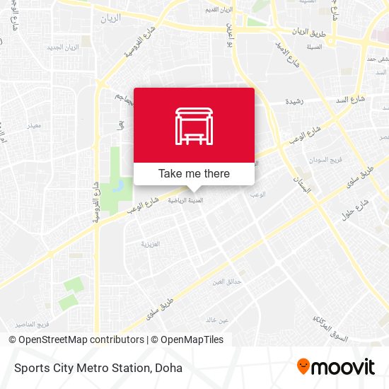 Sports City Metro Station map
