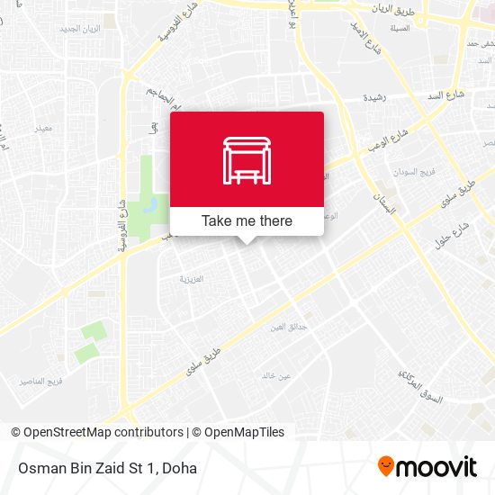 Osman Bin Zaid St 1 map