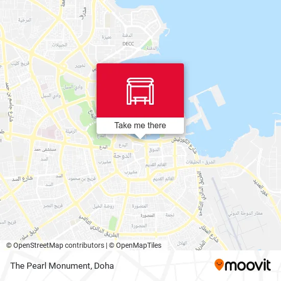 The Pearl Monument map