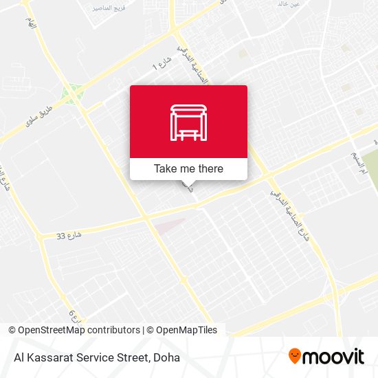 Al Kassarat Service Street map