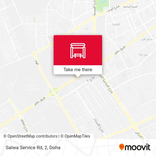 Salwa Service Rd, 2 map