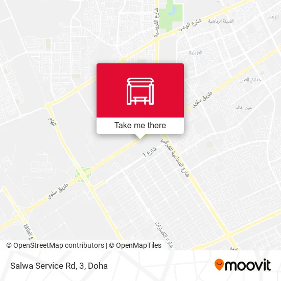 Salwa Service Rd, 3 map