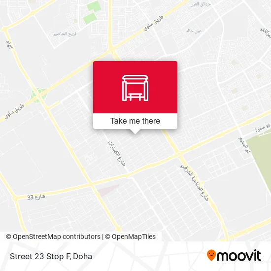 Street 23 Stop F map