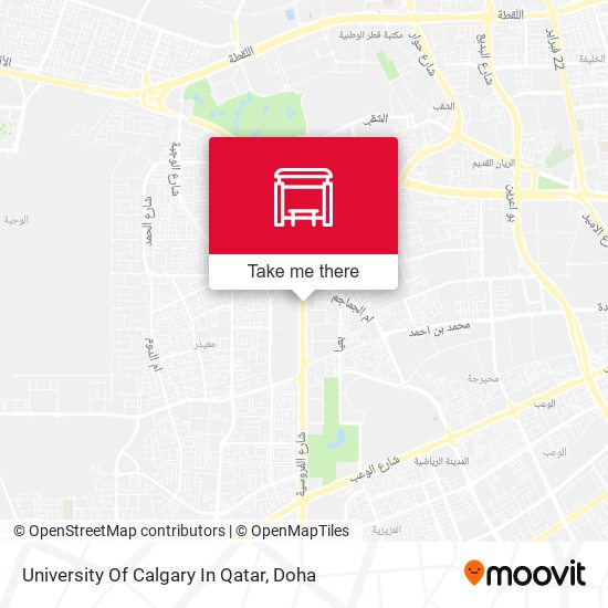 University Of Calgary In Qatar map