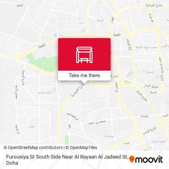 Furousiya St South Side Near Al Rayaan Al Jadeed St map