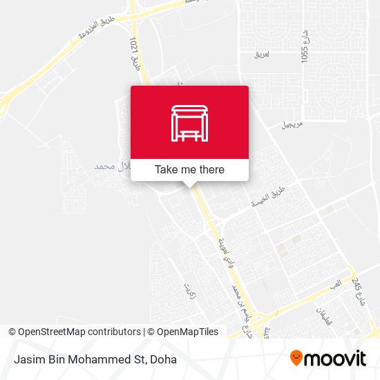 Jasim Bin Mohammed St map