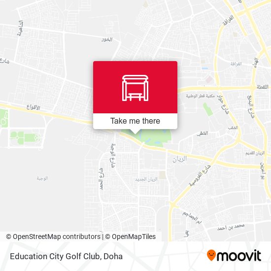 Education City Golf Club map