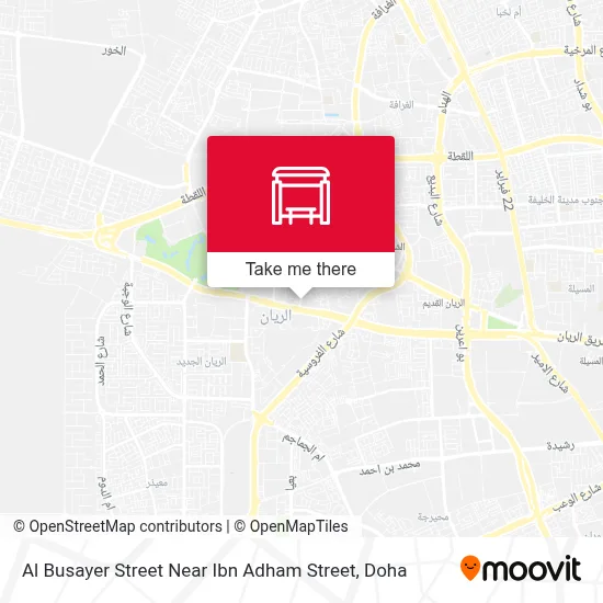 Al Busayer Street Near Ibn Adham Street map