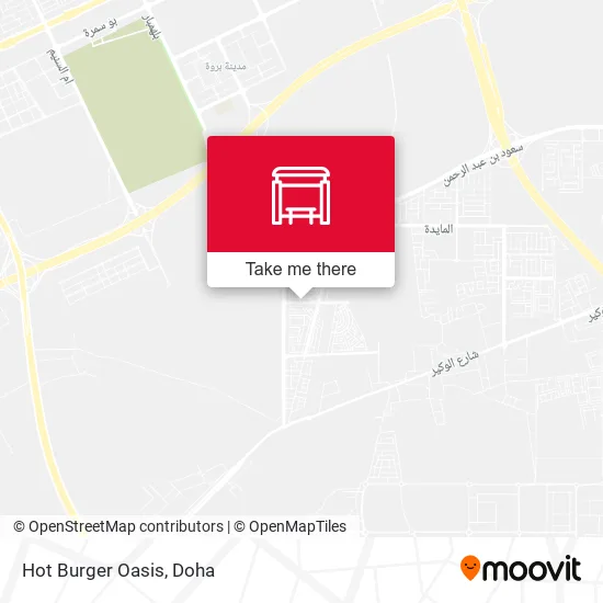 Hot Burger Oasis map