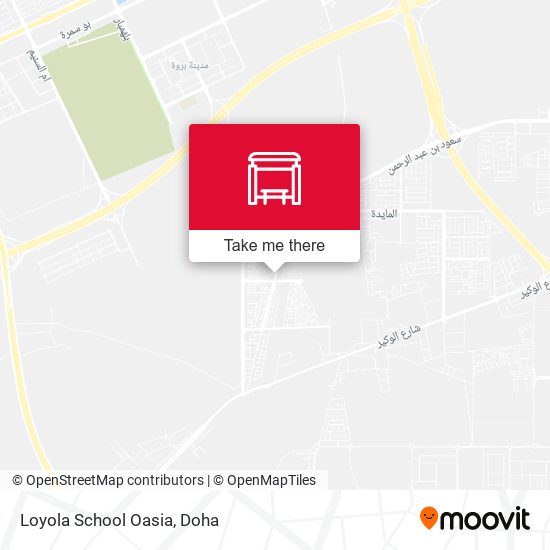 Loyola School Oasia map