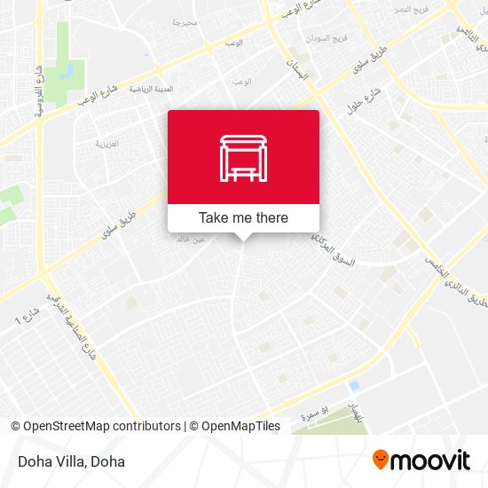 Doha Villa map