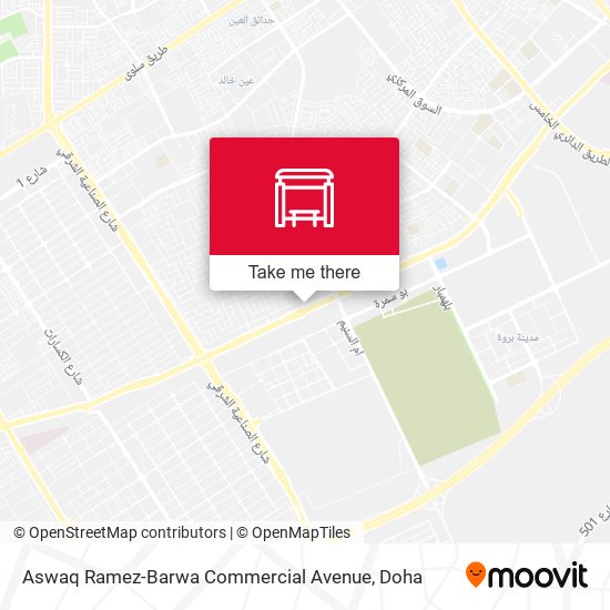 Aswaq Ramez-Barwa Commercial Avenue map
