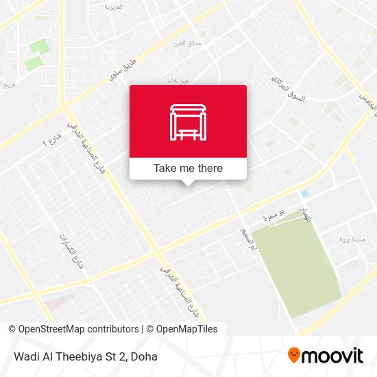 Wadi Al Theebiya Street 2 map