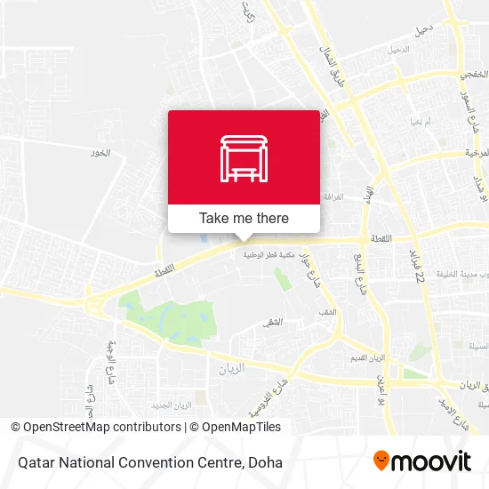 Qatar National Convention Centre map