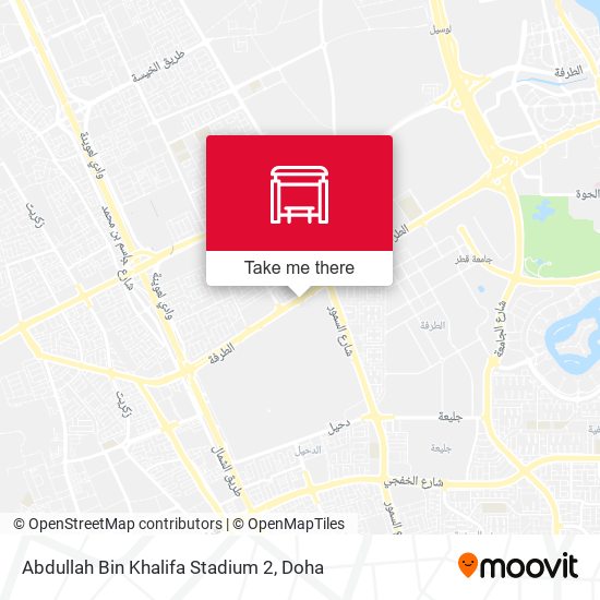 Abdullah Bin Khalifa Stadium 2 map