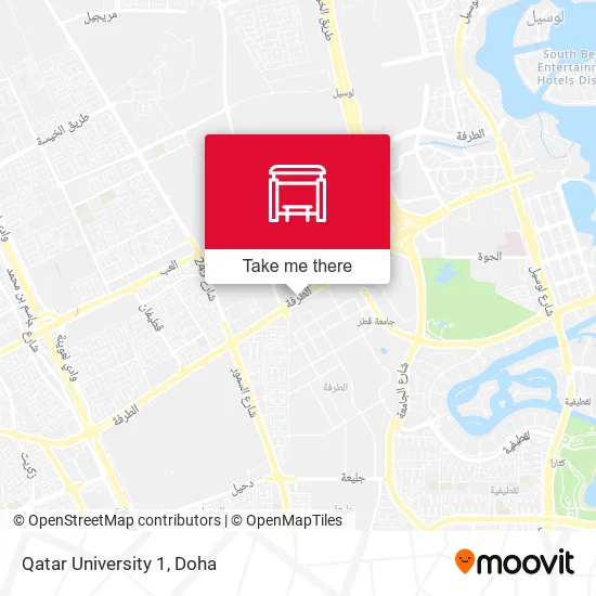Qatar University 1 map