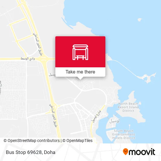 Bus Stop 69628 map