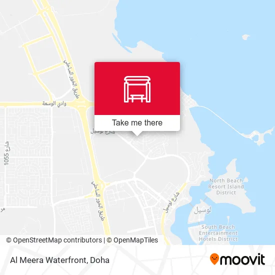 Al Meera Waterfront map