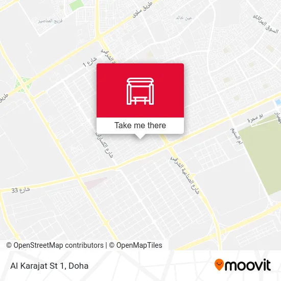 Al Karajat Street 1 map