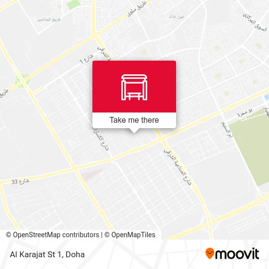 Al Karajat Street 1 map