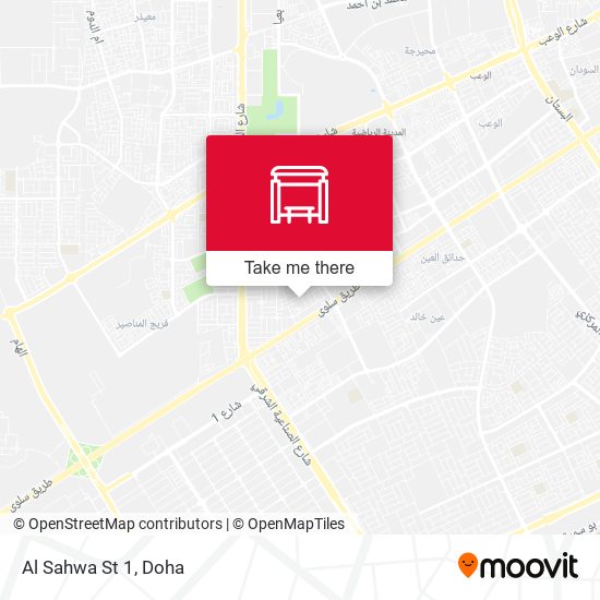 Al Sahwa St 1 map