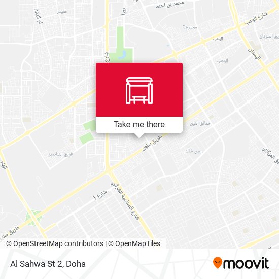 Al Sahwa St 2 map