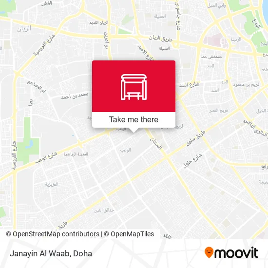Janayin Al Waab map