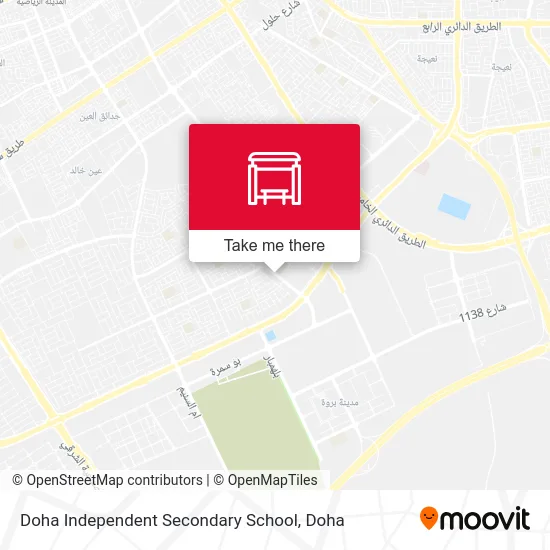 Doha Independent Secondary School map