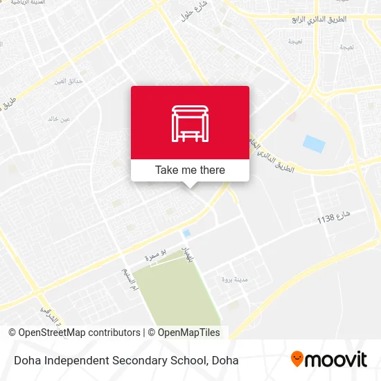 Doha Independent Secondary School map