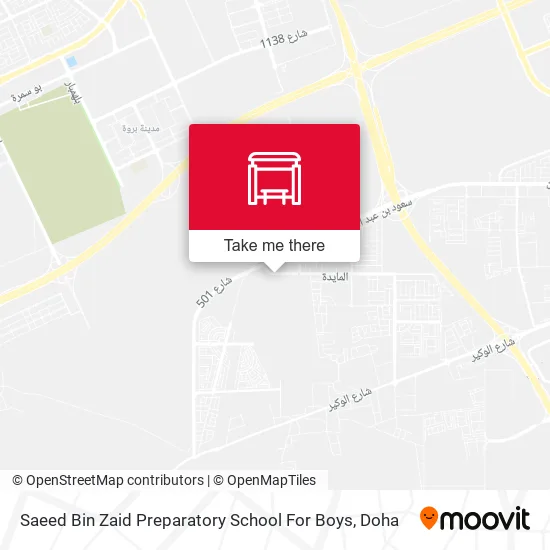 Saeed Bin Zaid Preparatory School For Boys map