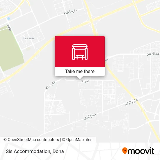 Sis Accommodation map
