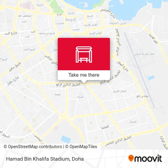 Hamad Bin Khalifa Stadium map