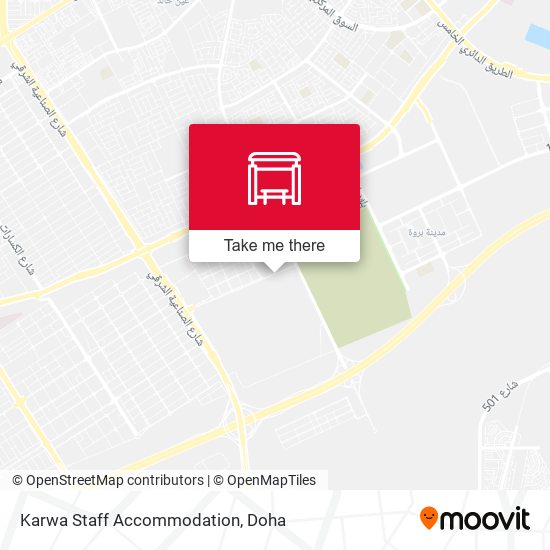 Karwa Staff Accommodation map