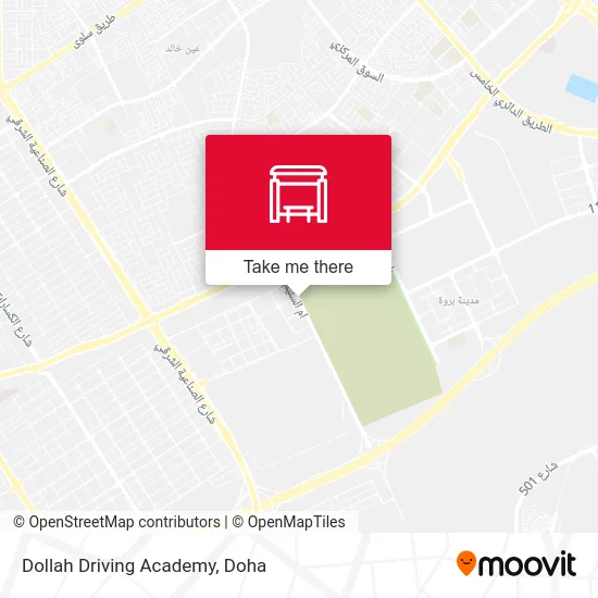 Dollah Driving Academy map