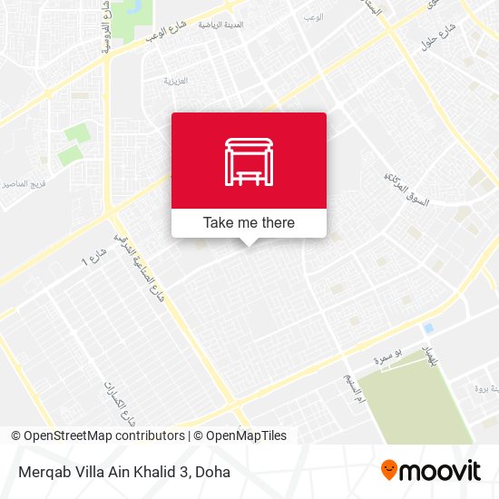 Merqab Villa Ain Khalid 3 map